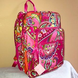 Vera Bradley Lighten Up Backpack Pink Swirls NWT